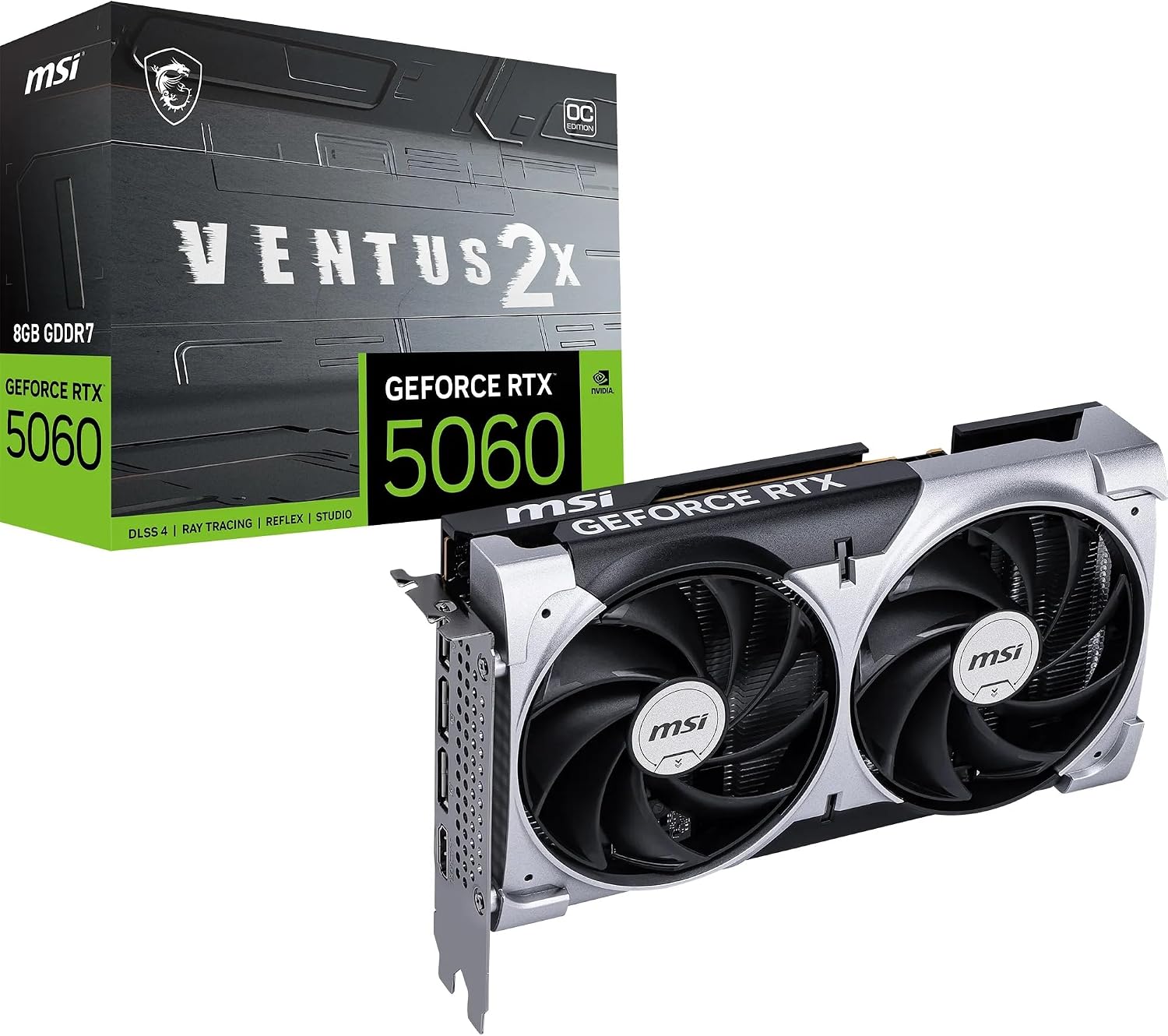 MSI RTX 5060 Ventus 2X OC · 8 GB – Produktfoto aus dem Amazon-Angebot