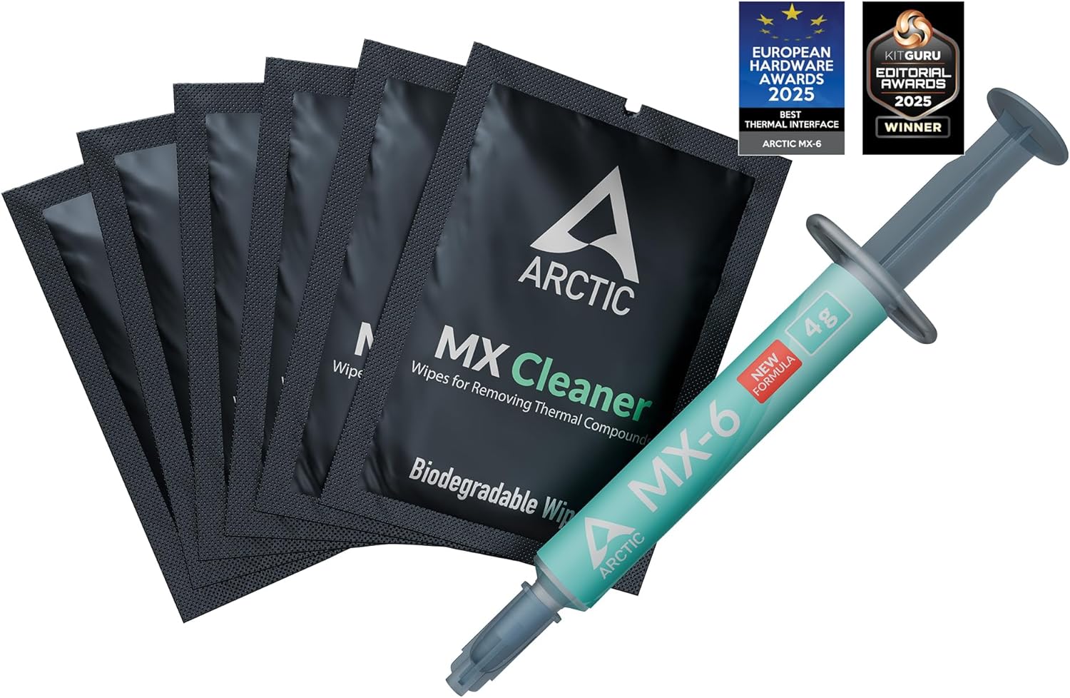 ARCTIC MX-6 · 4 g + MX Cleaner – Produktfoto aus dem Amazon-Angebot