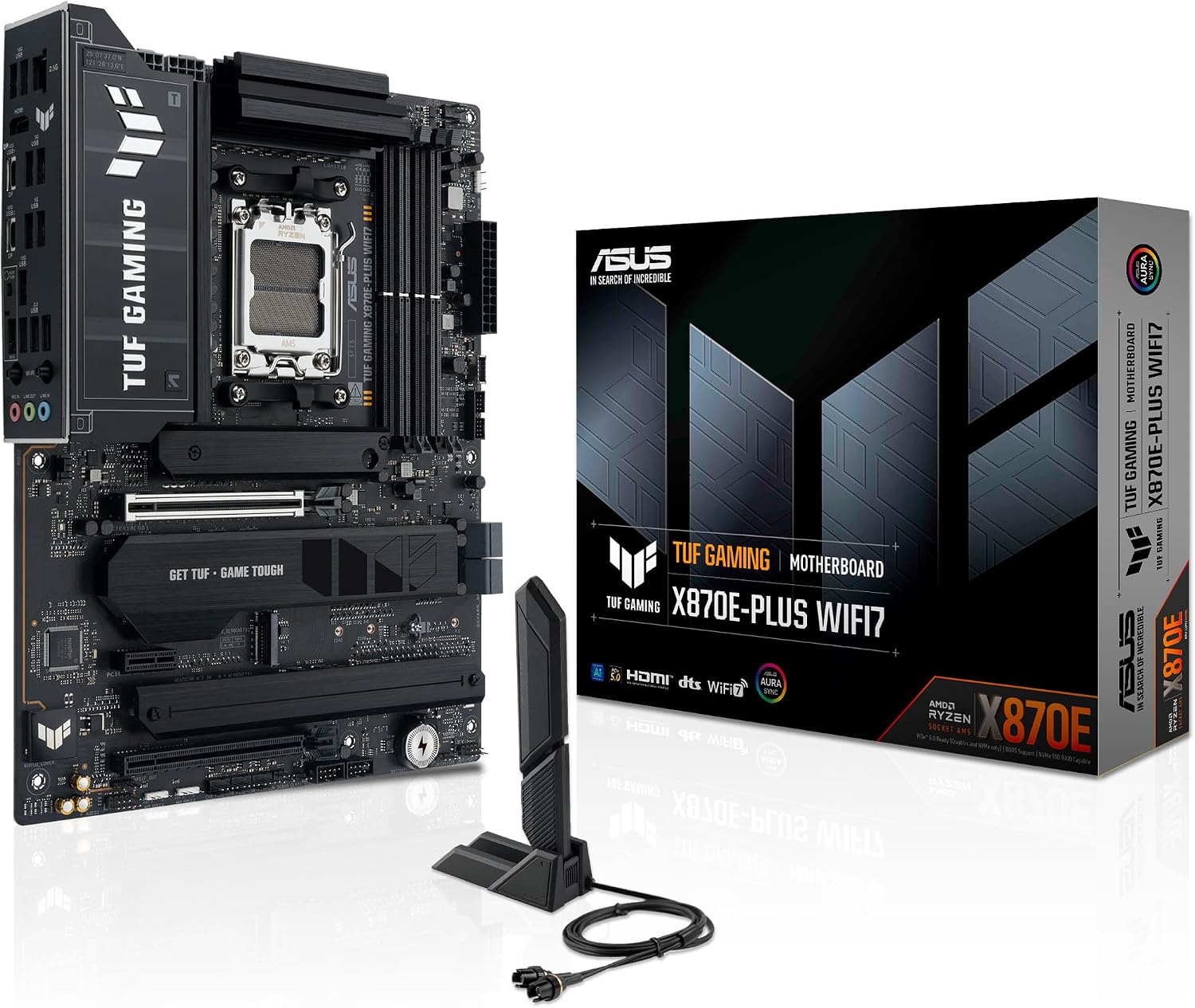 ASUS TUF Gaming X870E-PLUS WiFi7 – Produktfoto aus dem Amazon-Angebot