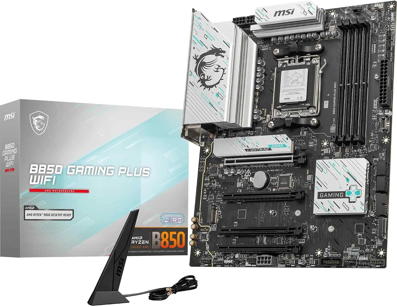 MSI B850 Gaming Plus WiFi – Produktfoto aus dem Amazon-Angebot