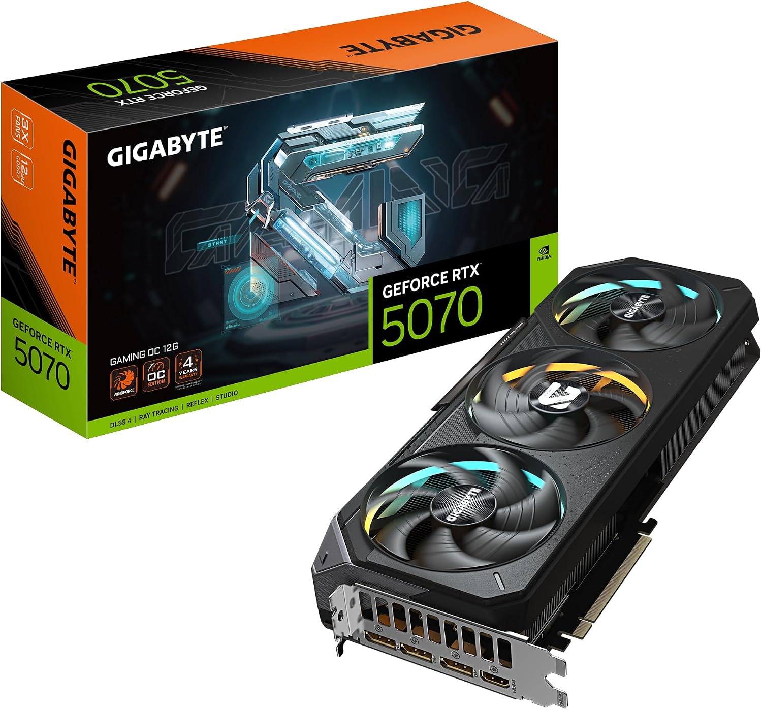 Gigabyte RTX 5070 Gaming OC · 12 GB – Produktfoto aus dem Amazon-Angebot